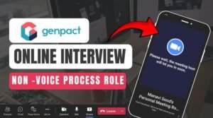 Genpact Mega Zoom (Virtual) Interview