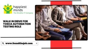 Happiest Minds Technologies Walk-in Drive