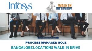 Infosys walk in
