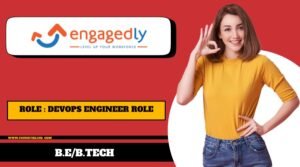 Engagedly Off Campus Drive for Fresher 2024