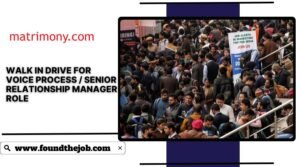 Matrimony.com WALK IN Drive