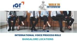 IGT Solutions Walkin Drive