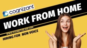 Cognizant Freshers Work From Home Walkin Drive