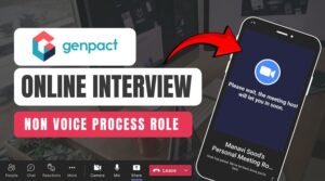 Genpact Online Virtual Interview