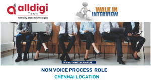 Alldigi Tech Limited is hosting walk-in interviews in Chennai for the International Email & Chat Support position. Candidates with any degree and 0-3 years of experience are welcome to apply. This role involves handling customer inquiries through email and chat, requiring candidates to have excellent written communication skills in English.