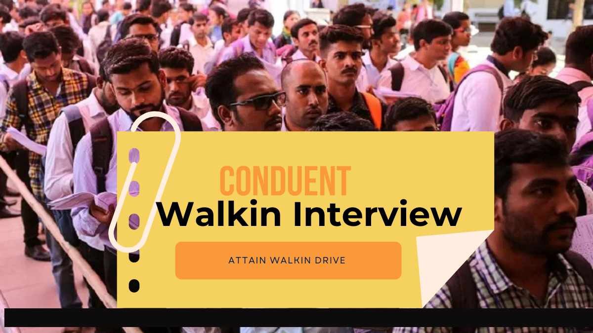 Conduent Ltd Mega Walk In Interview